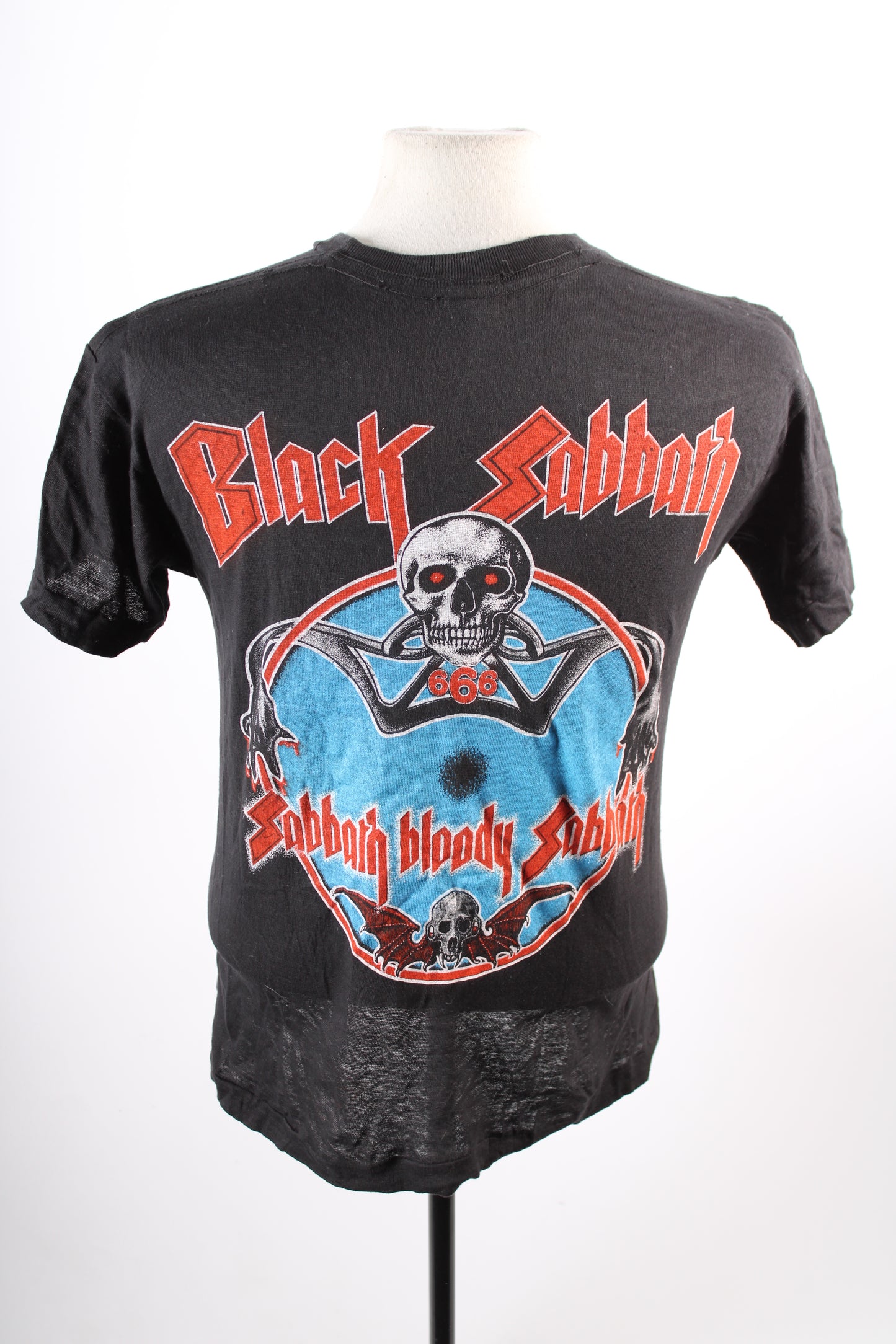 Vintage 1978 Black Sabbath Concert Tour T-Shirt Parking Lot Boot Mens Large
