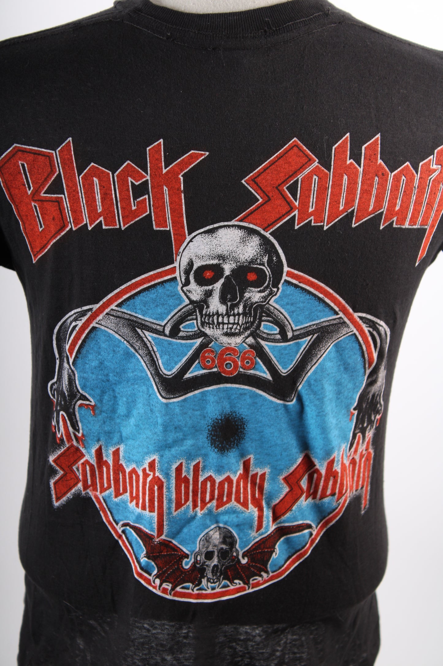 Vintage 1978 Black Sabbath Concert Tour T-Shirt Parking Lot Boot Mens Large