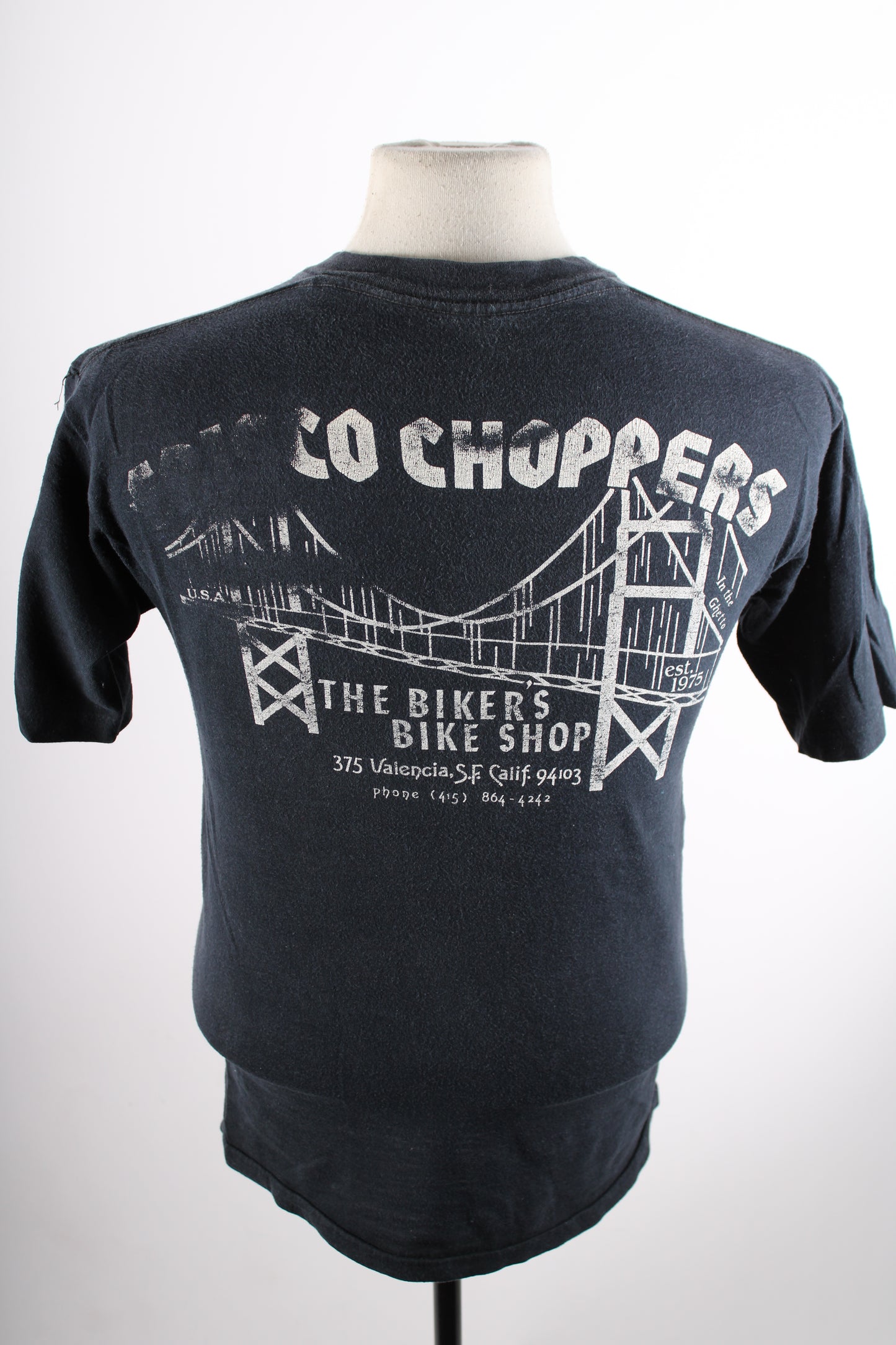 Vintage 70s Frisco Choppers SF Motorcycle Biker T-Shirt Mens Medium