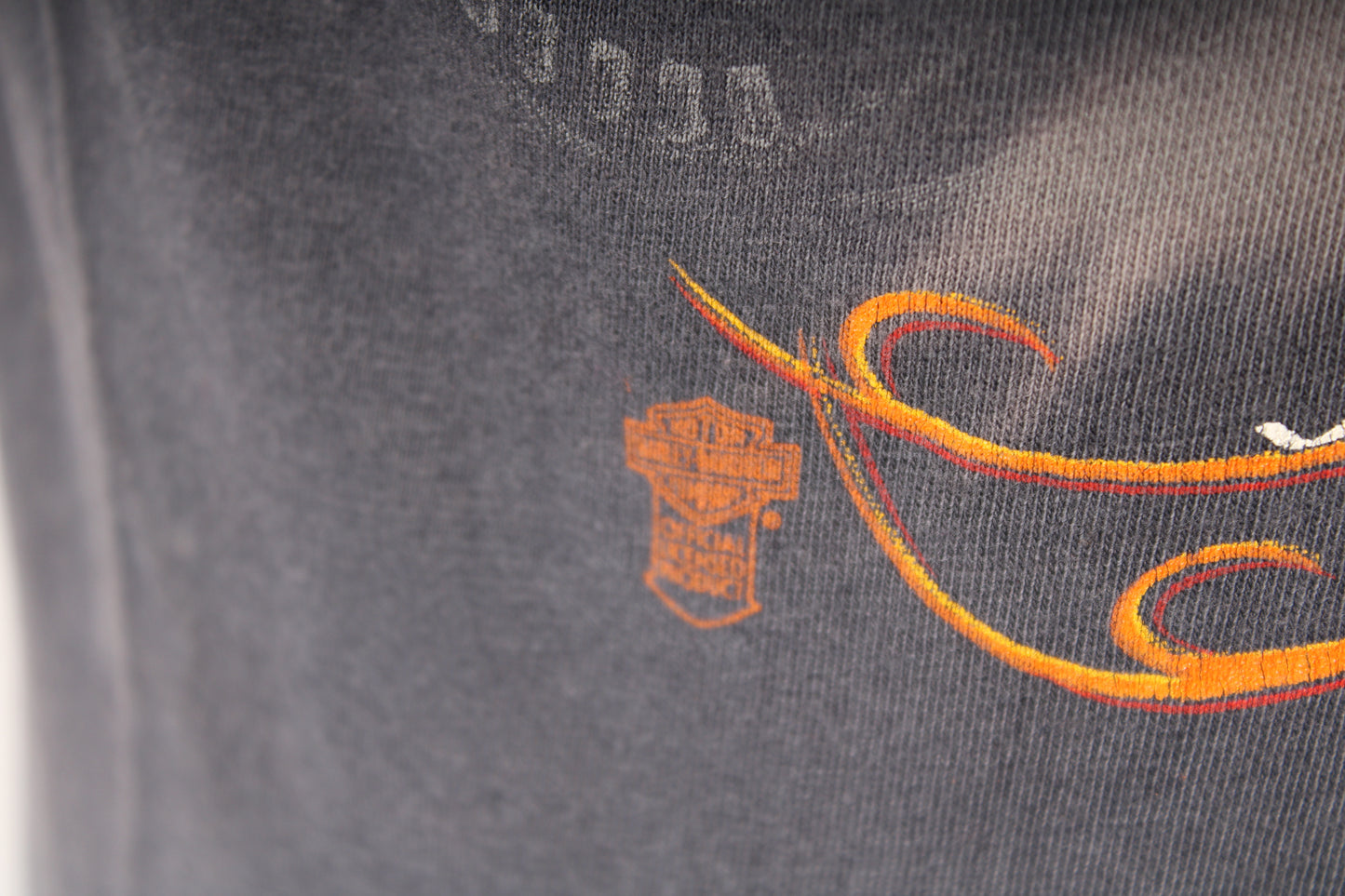 Vintage 80s Harley Davidson 3-D Emblem Oakland Motorcycle Biker T-Shirt Mens Medium