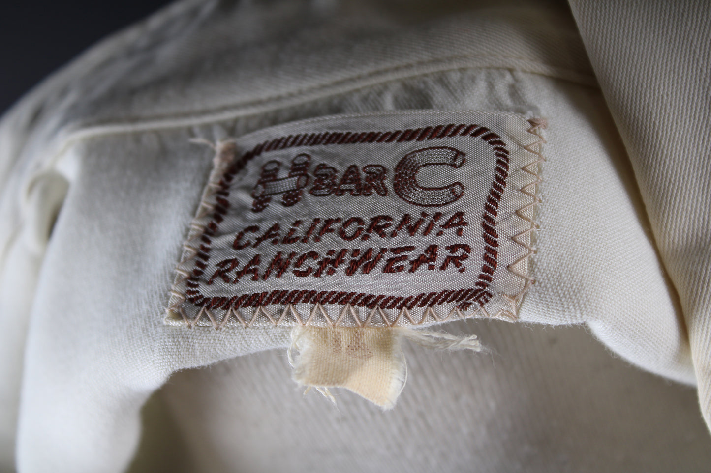 Vintage 1950s H Bar C Western Rayon Cowboy Shirt Rockabilly Mens Medium