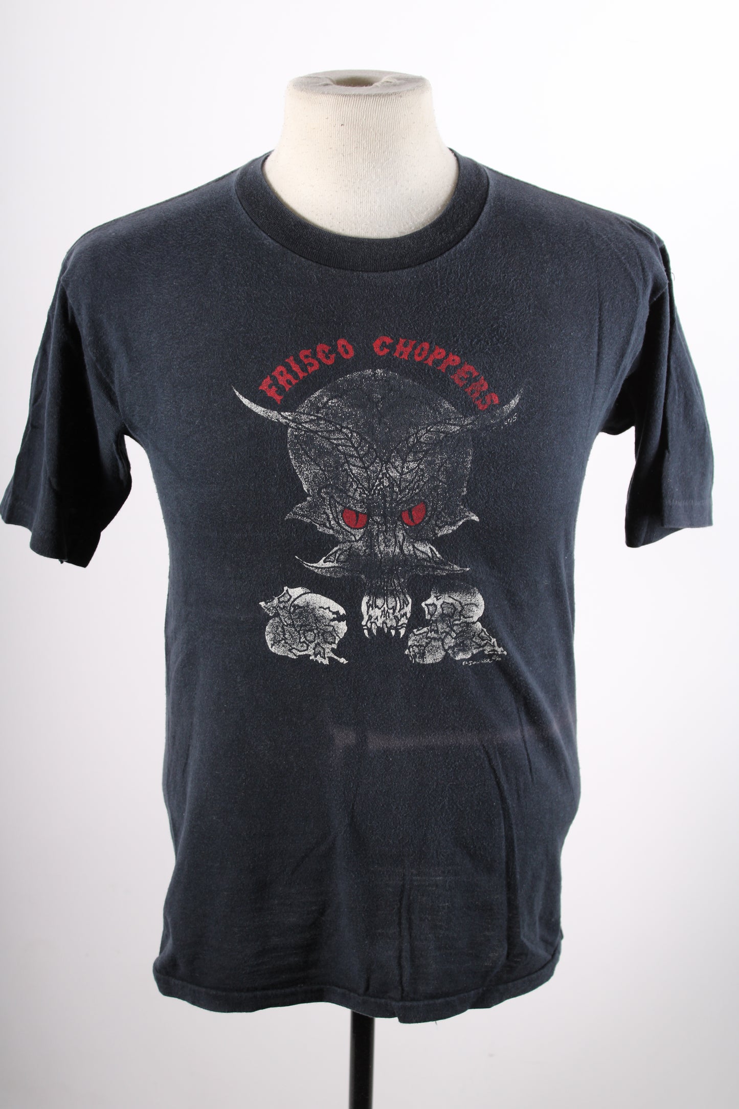 Vintage 70s Frisco Choppers SF Motorcycle Biker T-Shirt Mens Medium