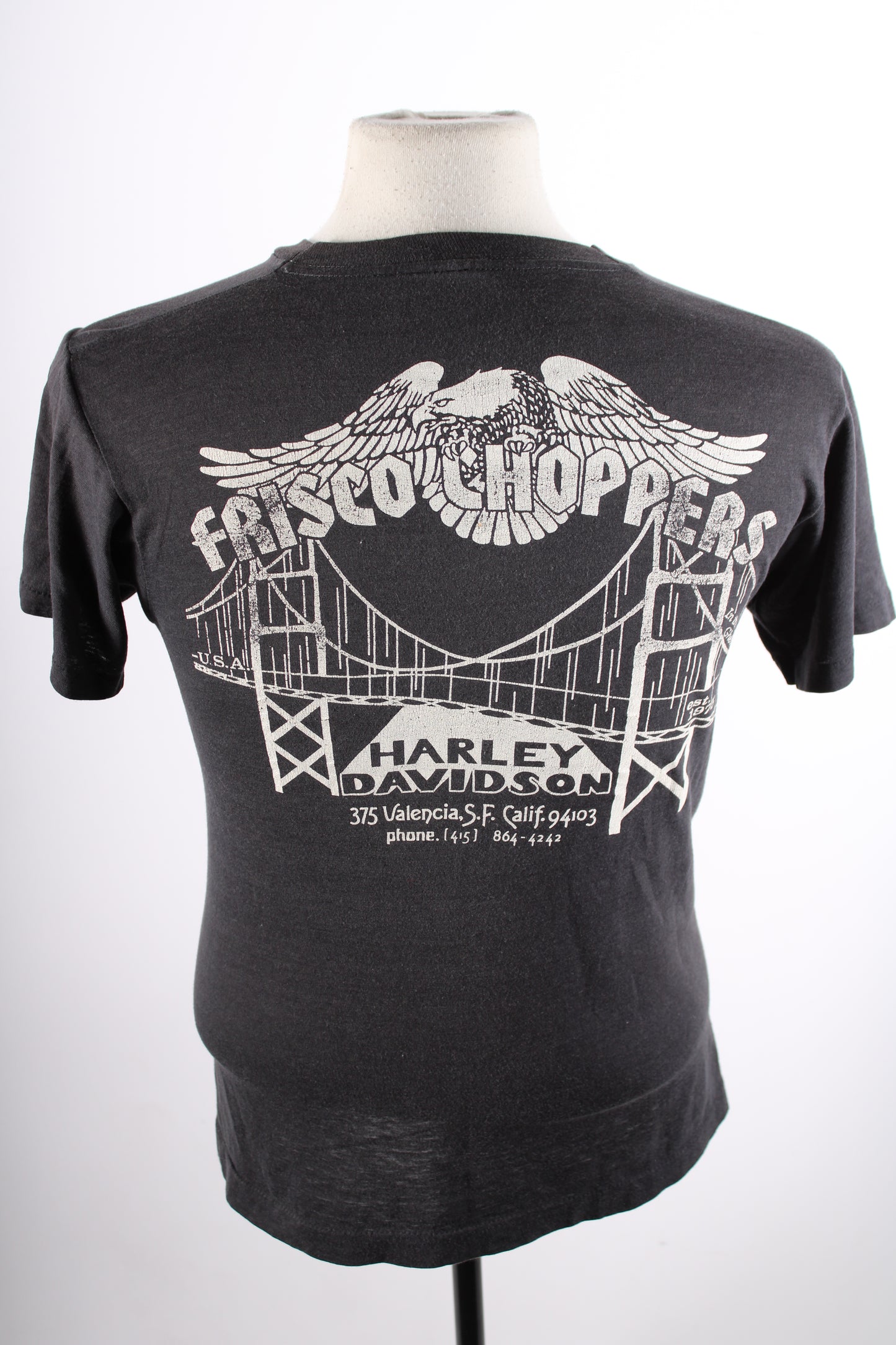 Vintage Harley Davidson Frisco Choppers Motorcycle Biker T-Shirt Mens Medium