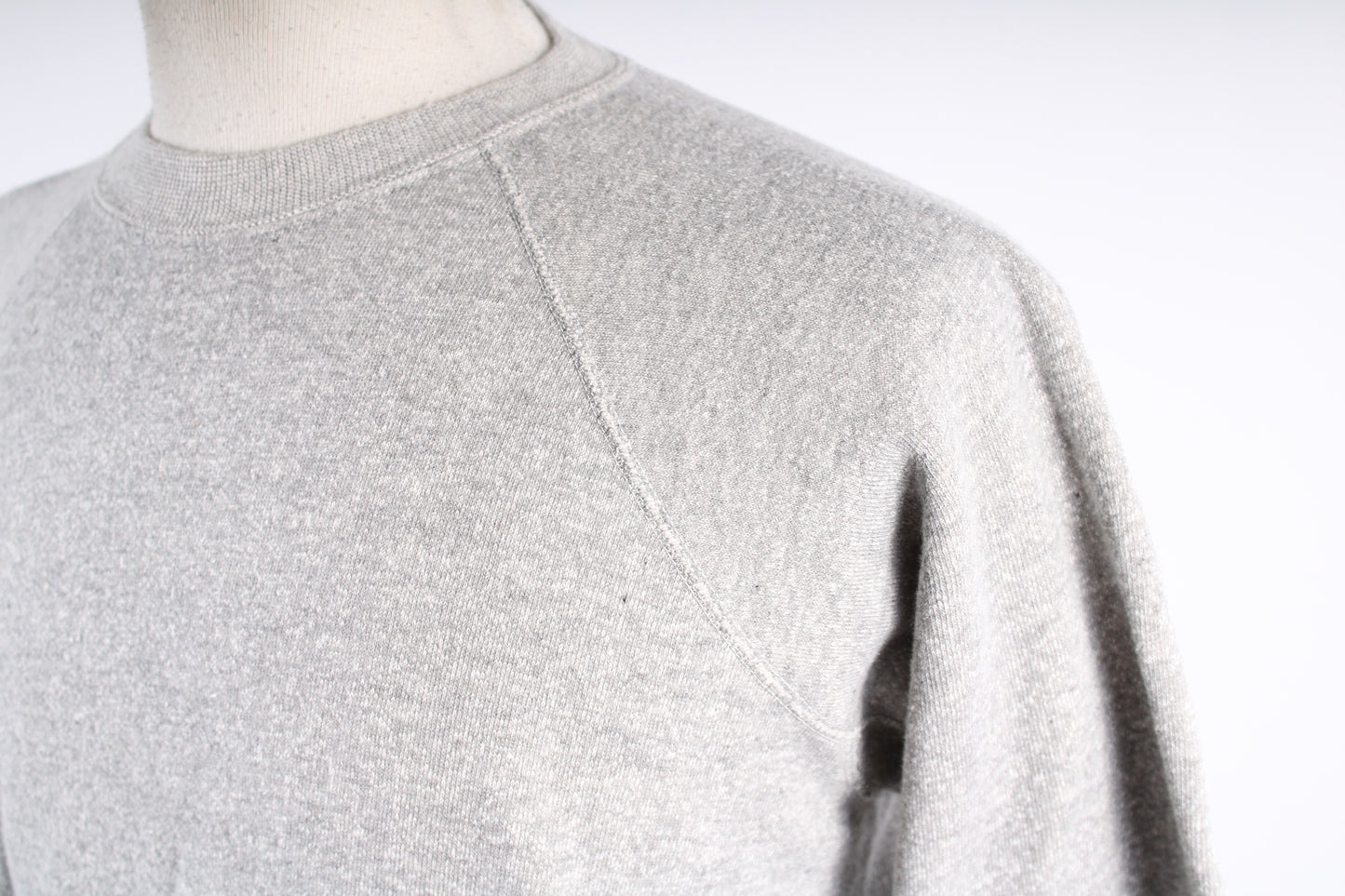 Vintage 1960s Gray Cotton Blank Sweatshirt Mens Size Medium